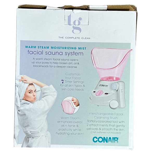 Conair True Glow Women’s Warm Steam Moisturizing Mist Facial Care Sauna System - Picture 10 of 10